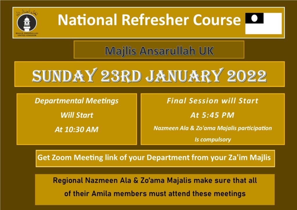 National Refresher Course 2022