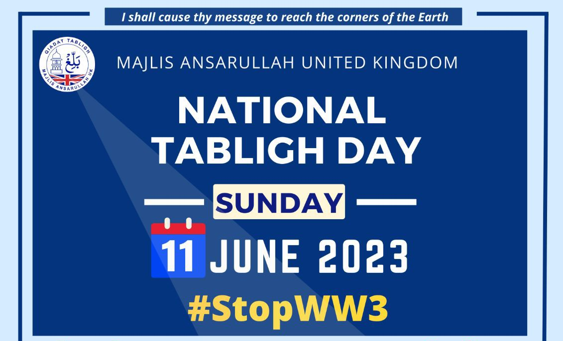 National Tabligh Day Sunday 11 Jun 2023
